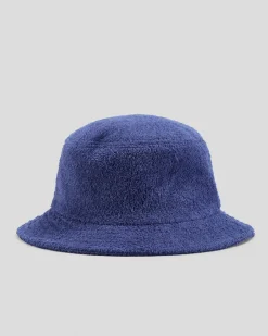 Salty Life Fish Off Bucket Hat Navy Discount