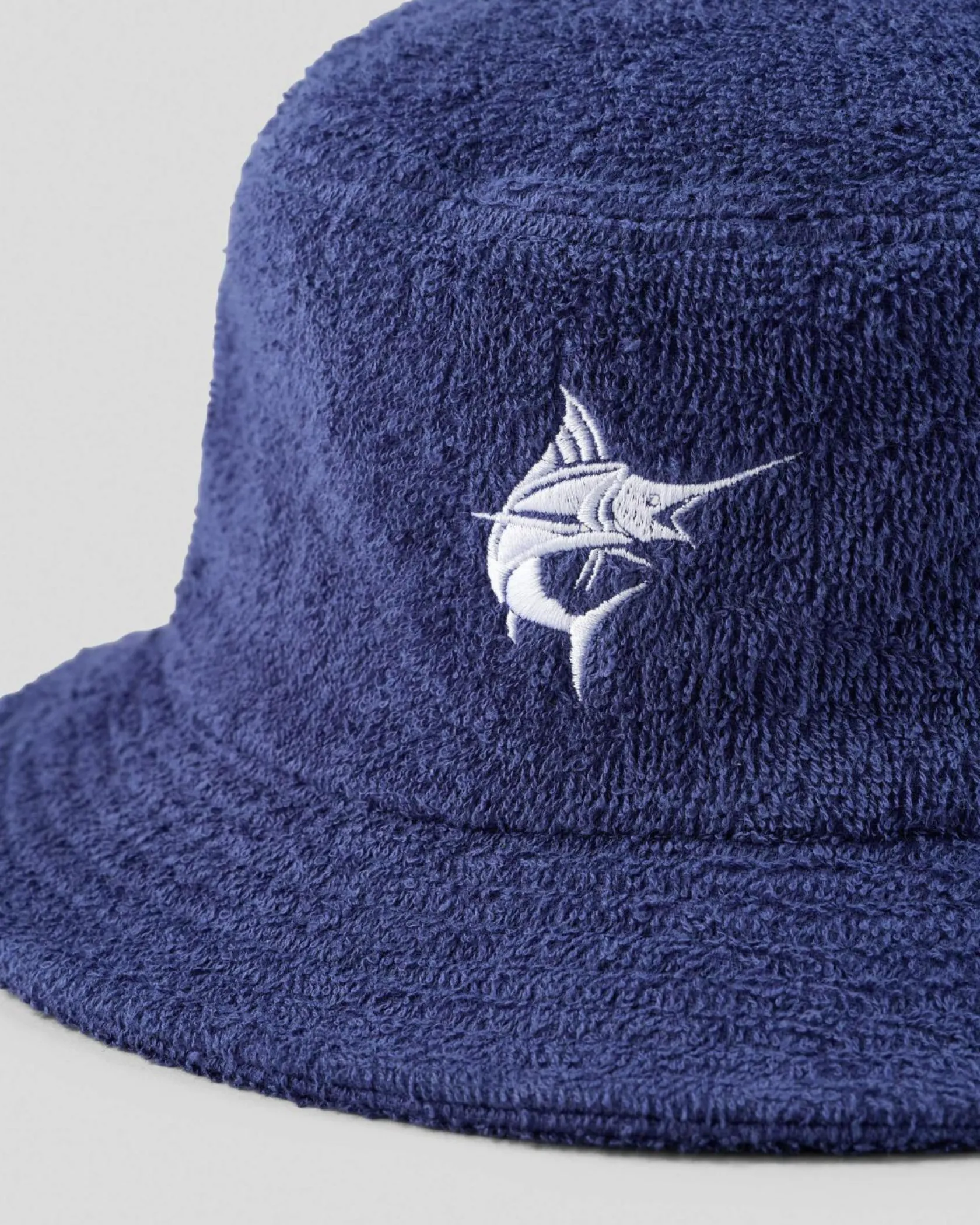 Salty Life Fish Off Bucket Hat Navy Discount