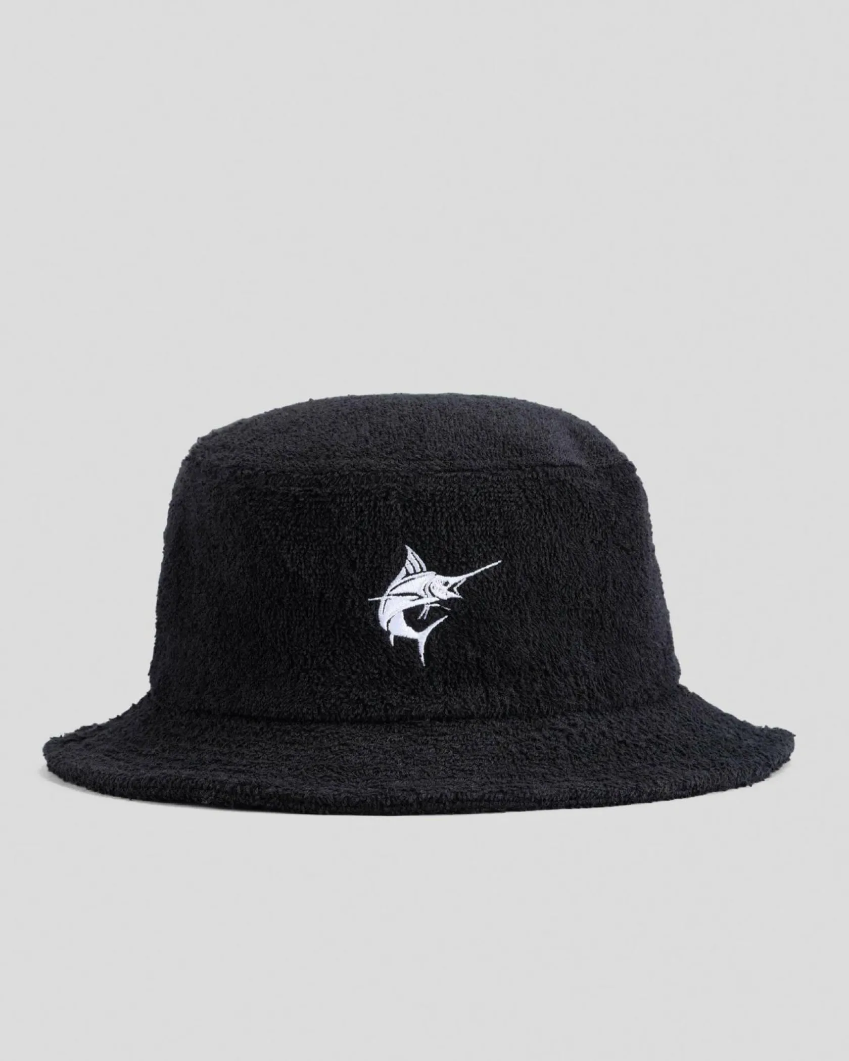 Salty Life Fish Off Bucket Hat Black Clearance