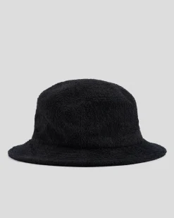 Salty Life Fish Off Bucket Hat Black Clearance