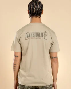 Quiksilver Fish On T-Shirt Cloudy Grey Best
