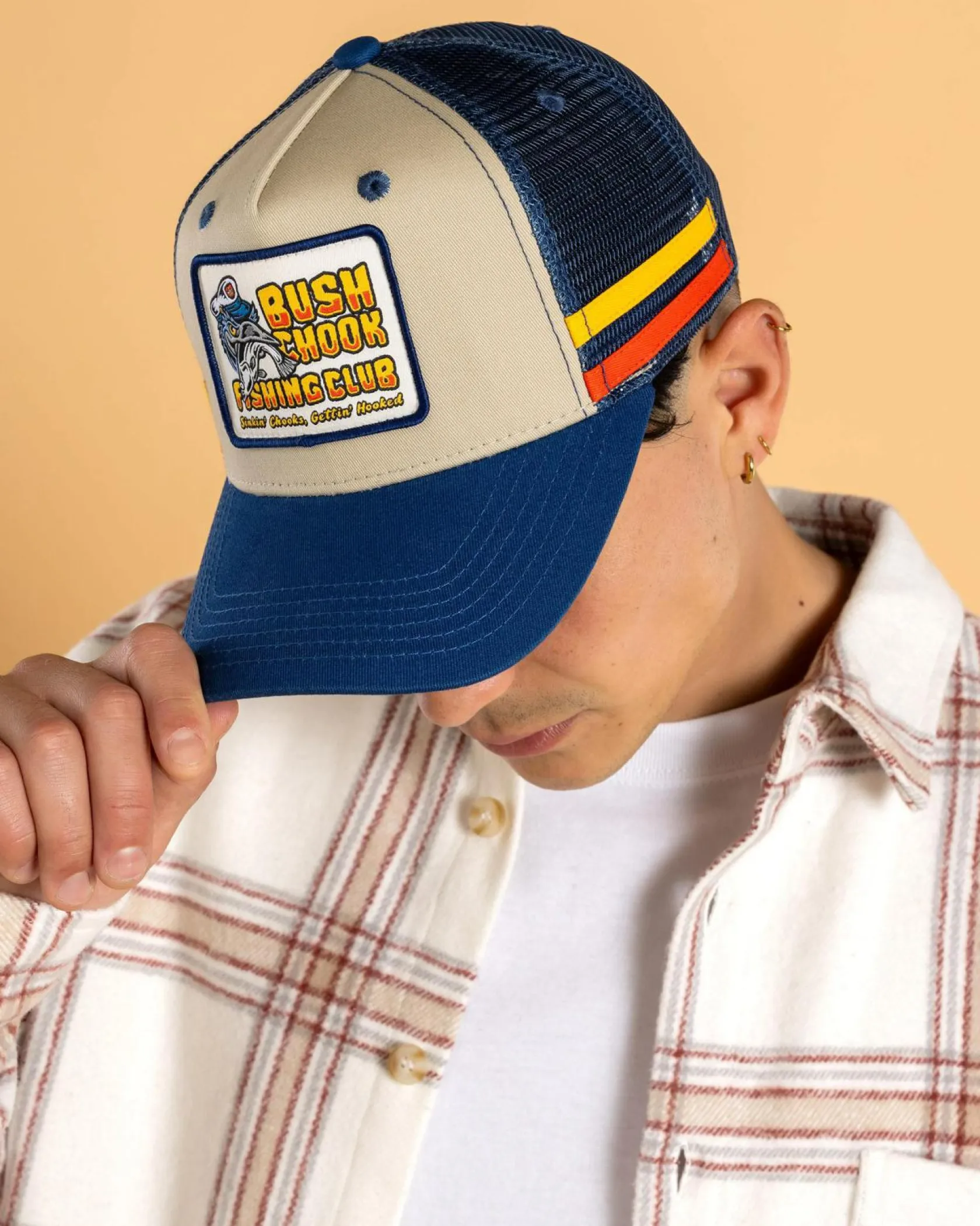 Bush Chook Fishing Club Trucker Cap Navy Online