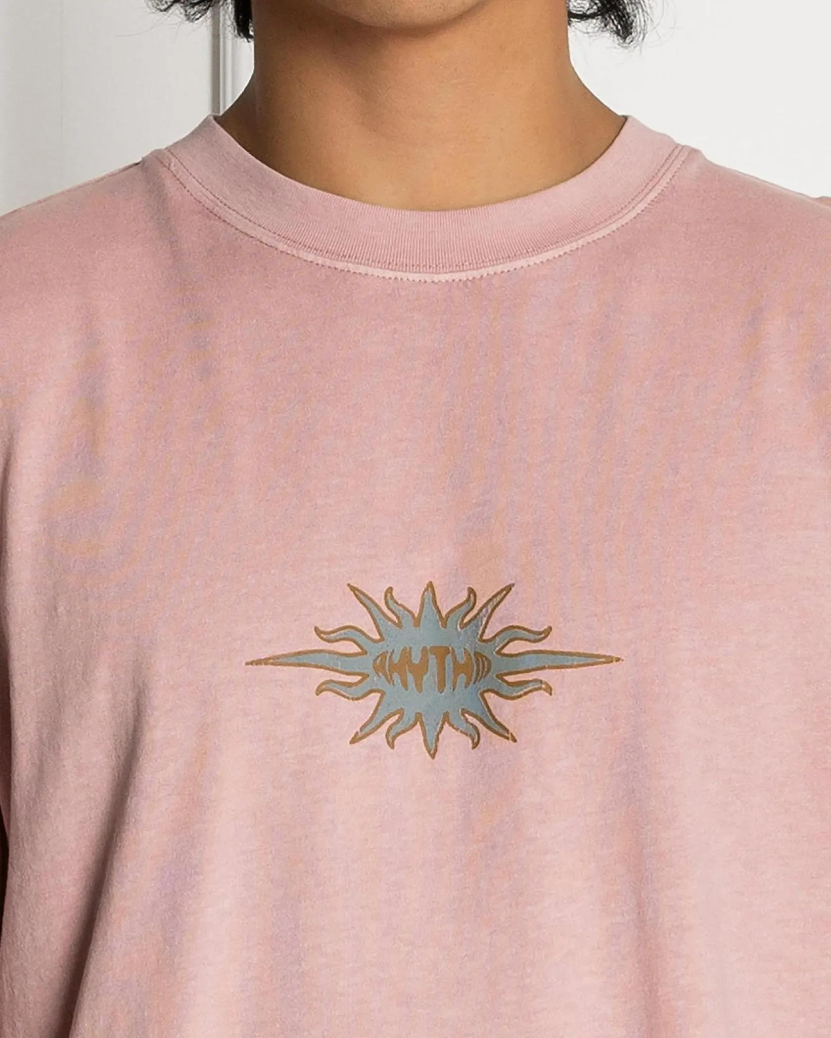 Rhythm Flame Printed Vintage T-Shirt Mauve Online