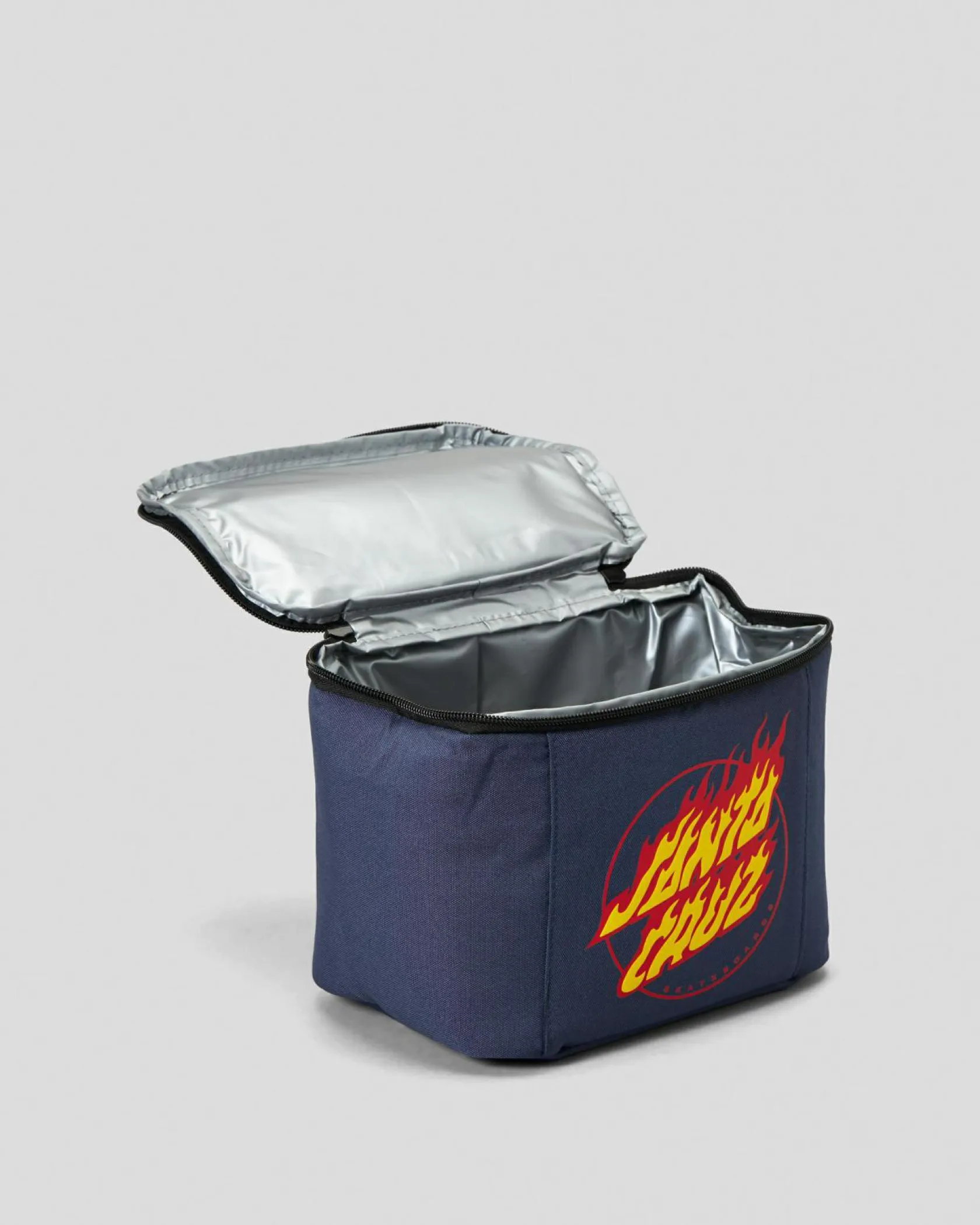 Santa Cruz Flaming Dot Lunch Box Navy Outlet