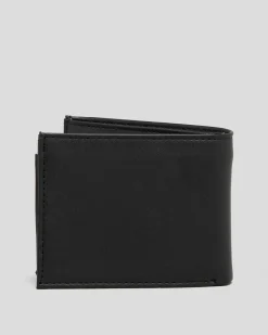 Lucid Flare Leather Wallet Black Clearance