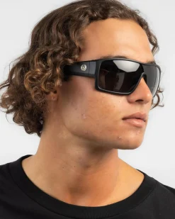 Dragon Alliance Flash Polarised Sunglasses Matte Black / Smoke Polar Discount