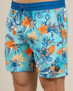 Skylark Fleurs Mully Shorts Bright Blue Best