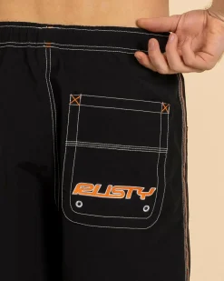 Rusty Flip Daddy Board Shorts Black 2 Clearance