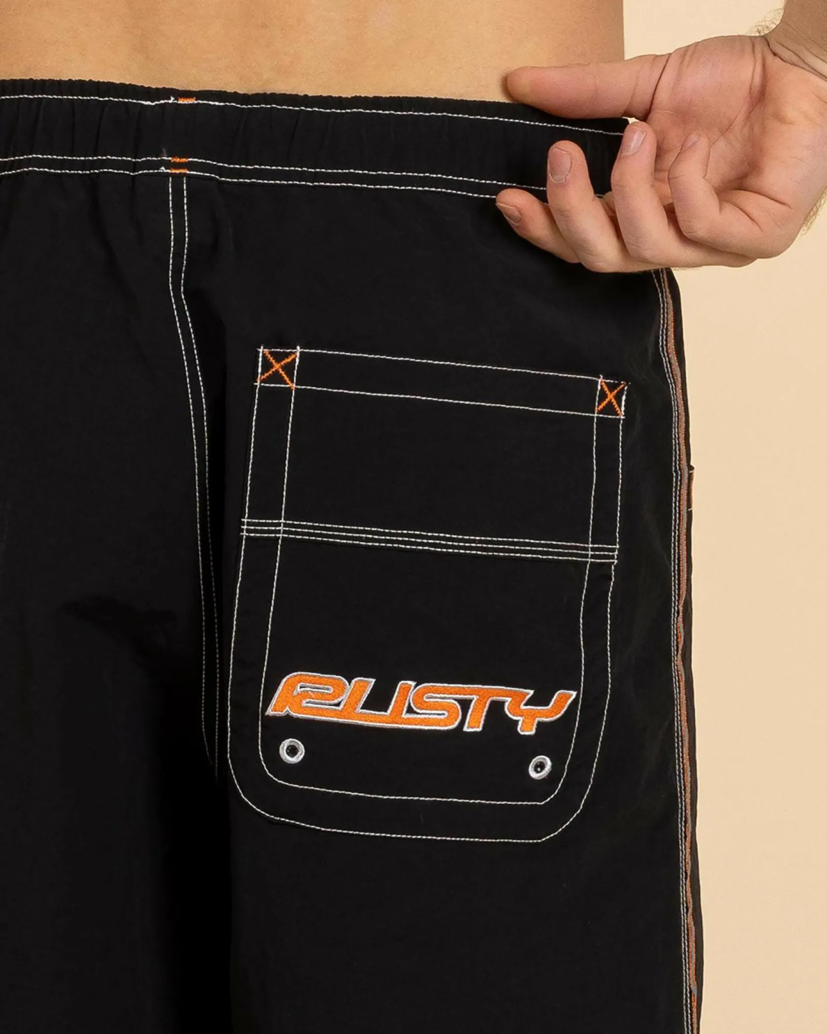 Rusty Flip Daddy Board Shorts Black 2 Clearance