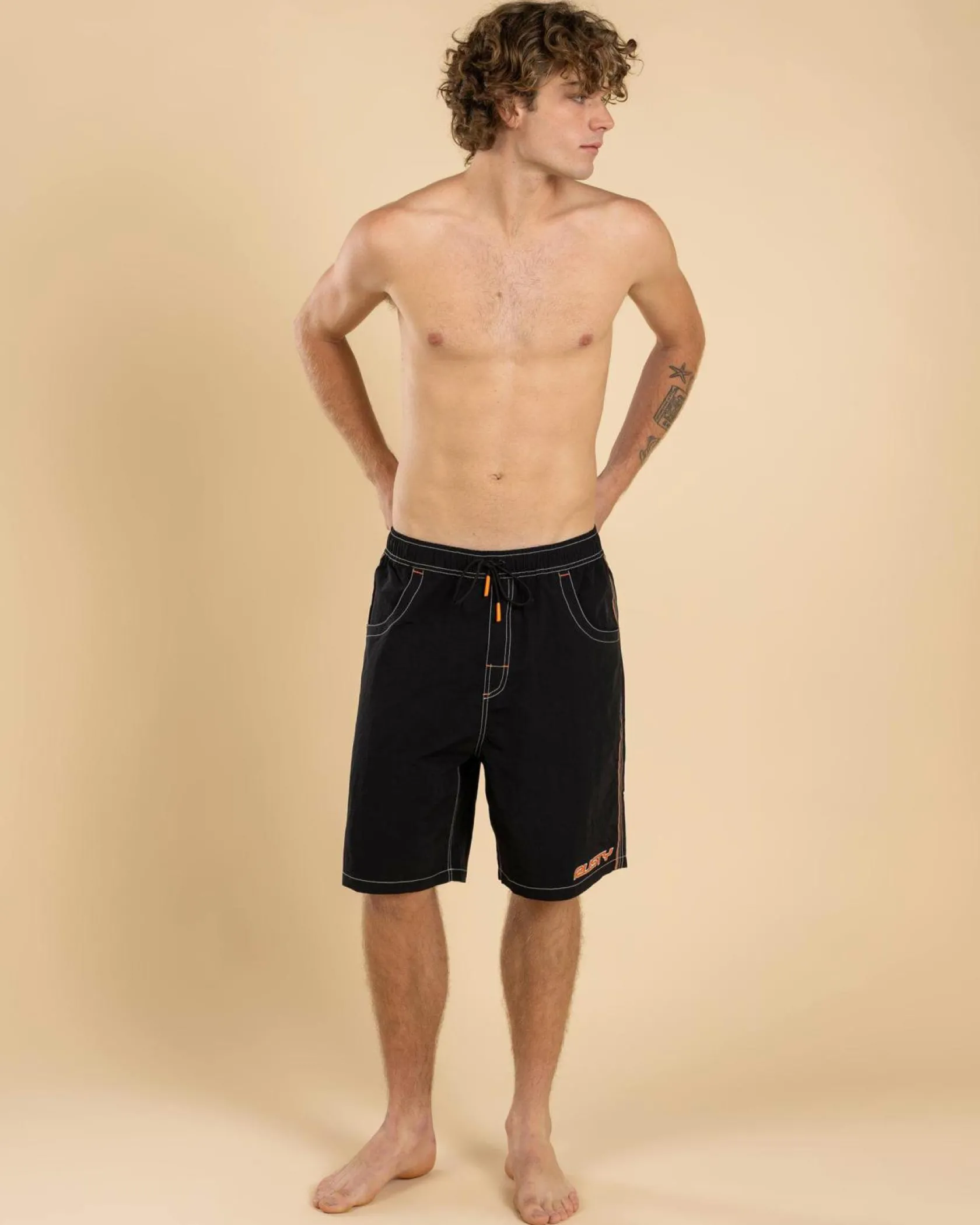 Rusty Flip Daddy Board Shorts Black 2 Clearance