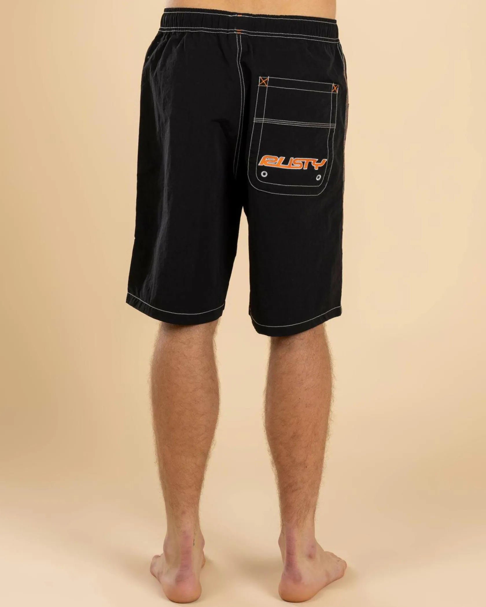 Rusty Flip Daddy Board Shorts Black 2 Clearance