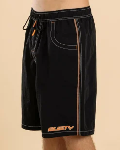 Rusty Flip Daddy Board Shorts Black 2 Clearance