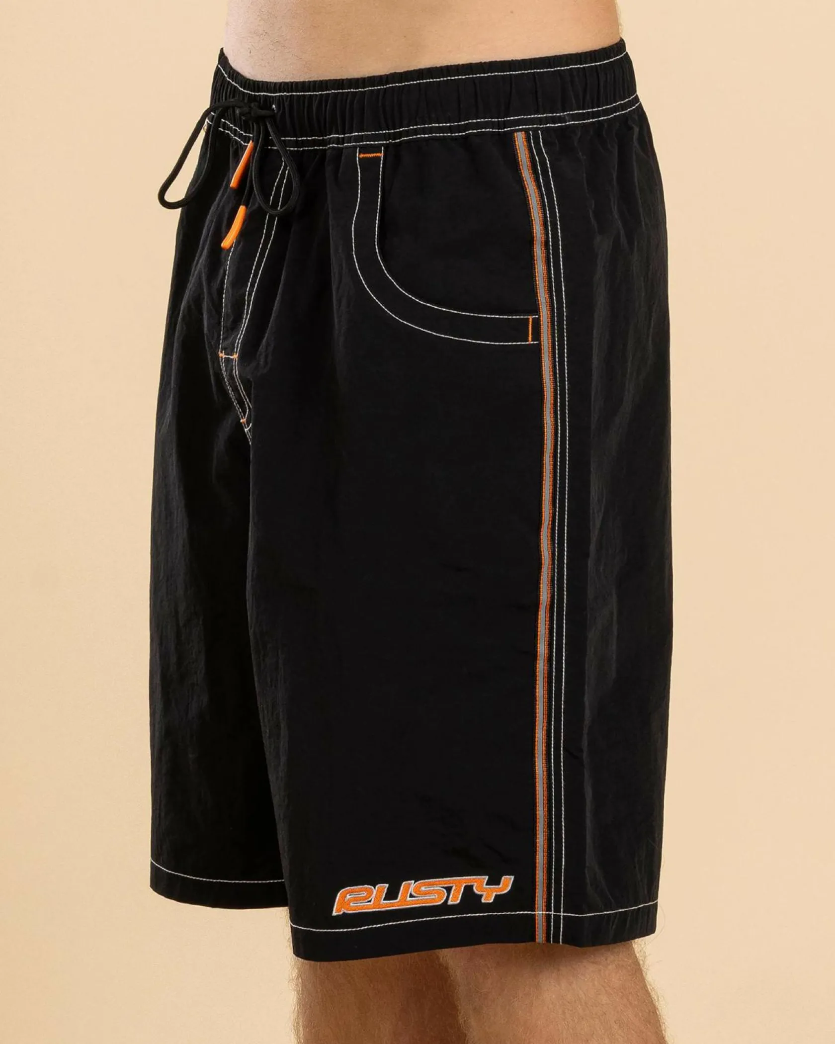 Rusty Flip Daddy Board Shorts Black 2 Clearance