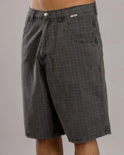 Rusty Flip Rambo Denim Shorts Black