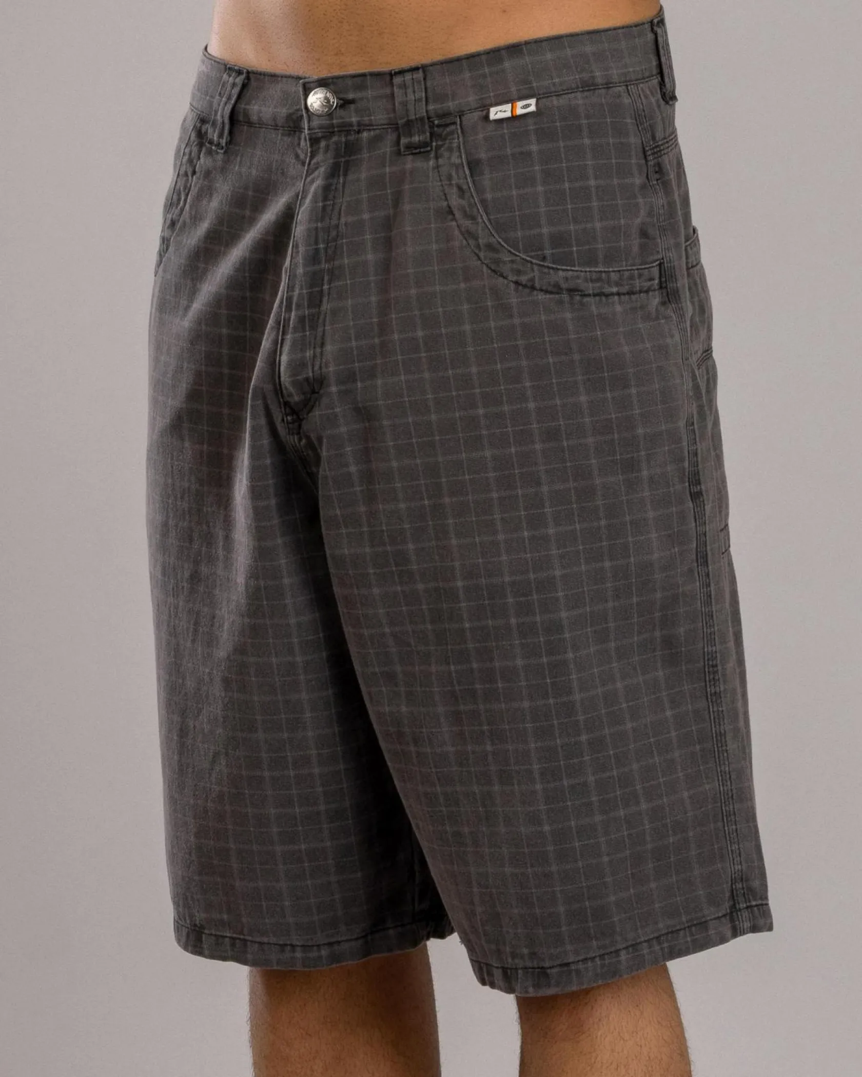 Rusty Flip Rambo Denim Shorts Black