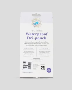 Get It Now Floating Waterproof Dri-Pouch White New