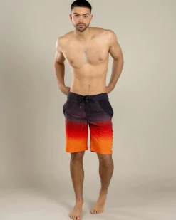 Skylark Flow Board Shorts Black/ Orange Clearance