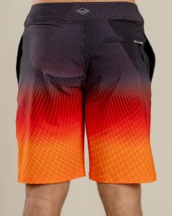 Skylark Flow Board Shorts Black/ Orange Clearance