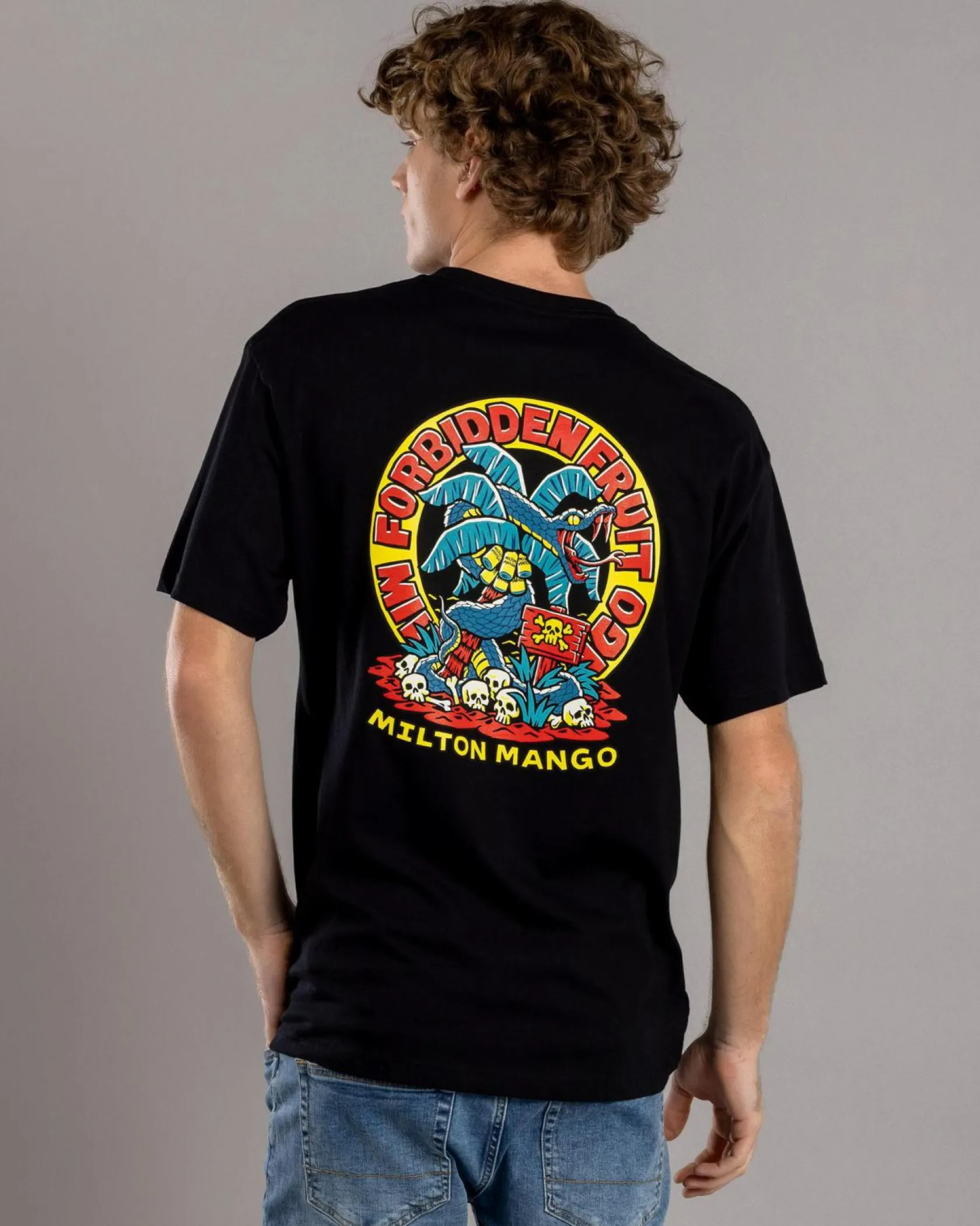 Milton Mango Forbidden Fruit T-Shirt Black Outlet