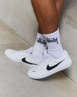 Nike Force 58 Premium Leather Shoes White/black-white-white Discount