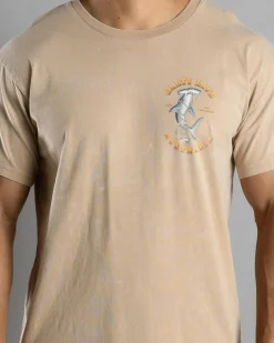 Salty Life Force T-Shirt Sand Acid Clearance