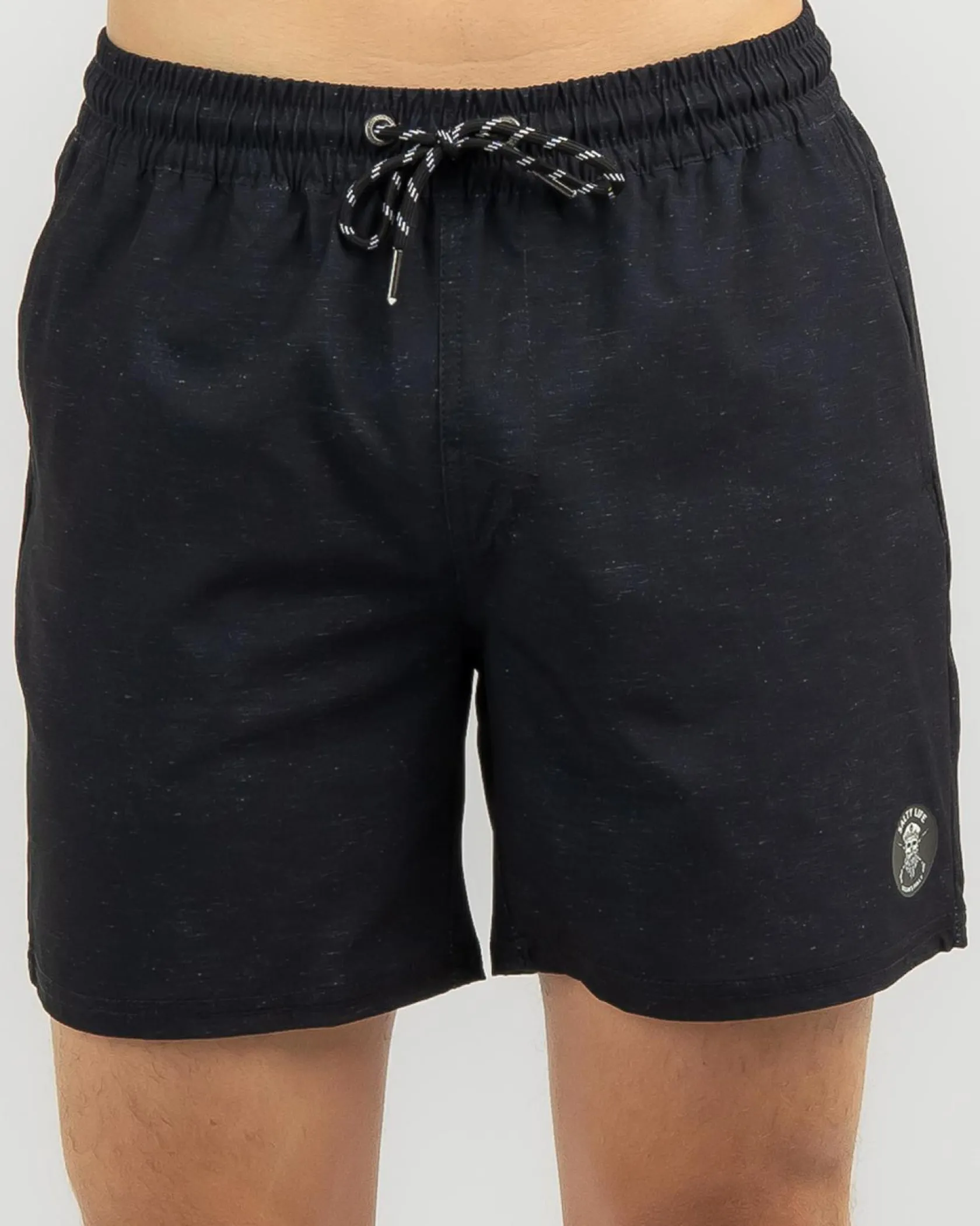 Salty Life Formal Elastic Waist Shorts Black Best