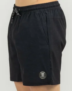 Salty Life Formal Elastic Waist Shorts Black Best