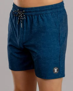 Salty Life Formal Elastic Waist Shorts Deep Blue Outlet