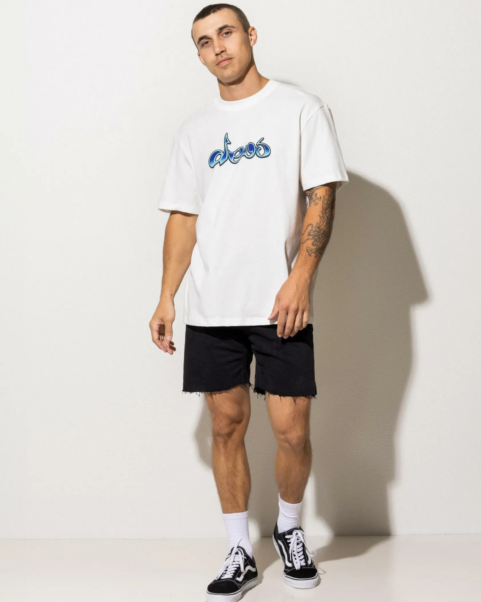 Deus Ex Machina Four Seasons T-Shirt Vintage White Best