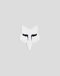 Fox Head 4" Sticker White Online