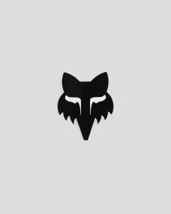 Fox Head 4" Sticker Black Clearance