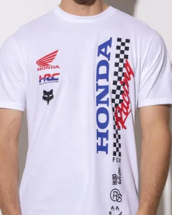 Fox X Honda T-Shirt Optical White New