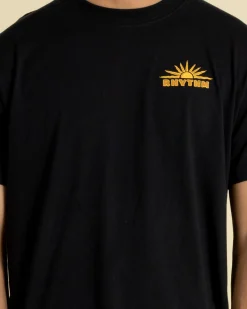 Rhythm Frame T-Shirt Vintage Black Online