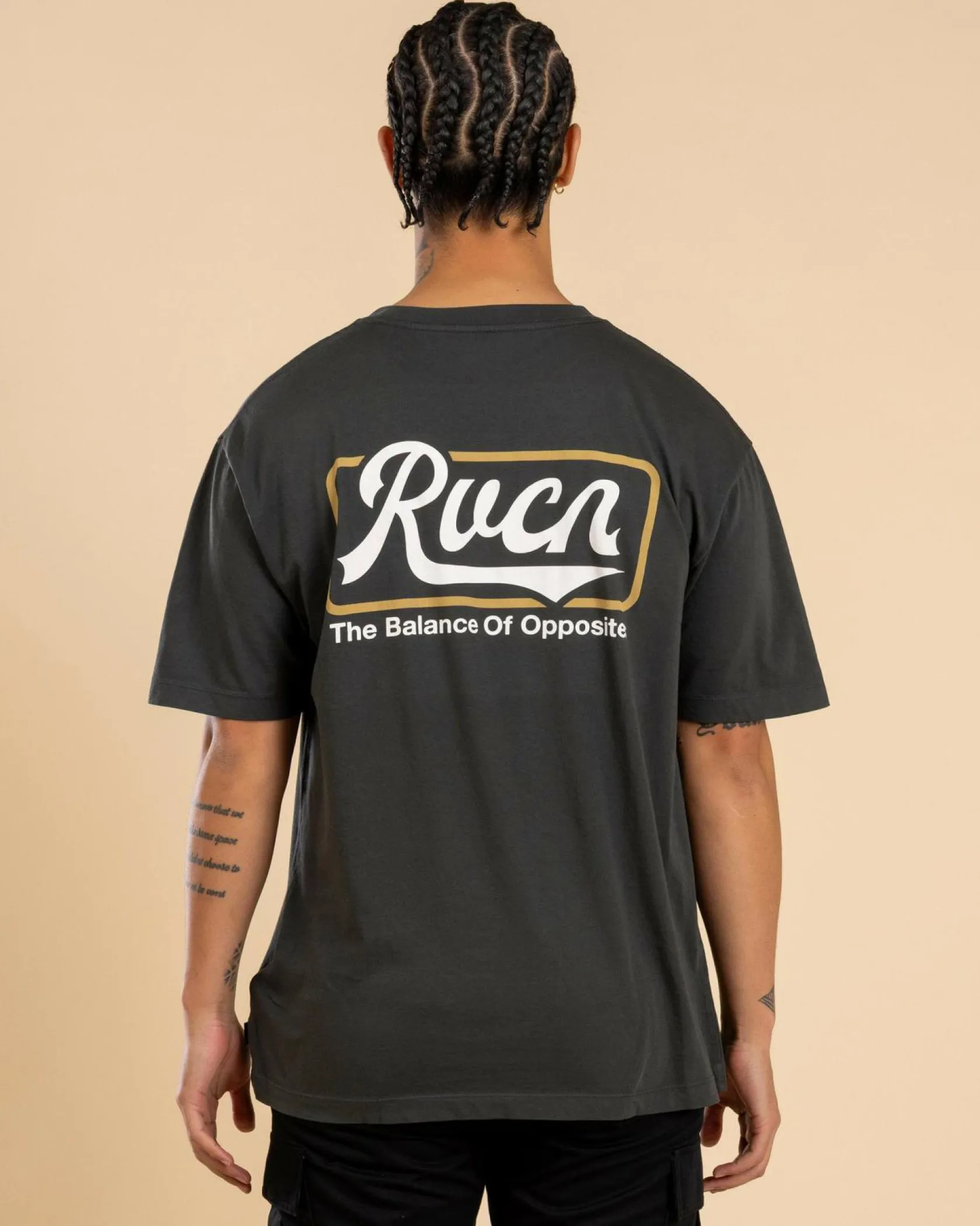 RVCA Frame Up T-Shirt Pirate Black