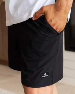 The Mad Hueys Freestyle Volley Shorts Black Online