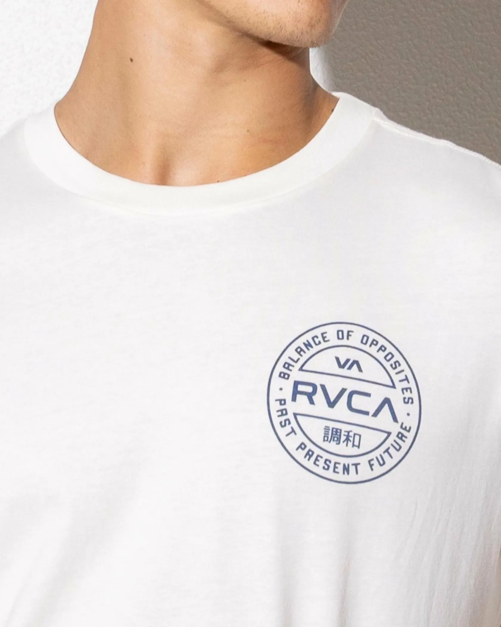 RVCA Fuel T-Shirt Antique White Clearance