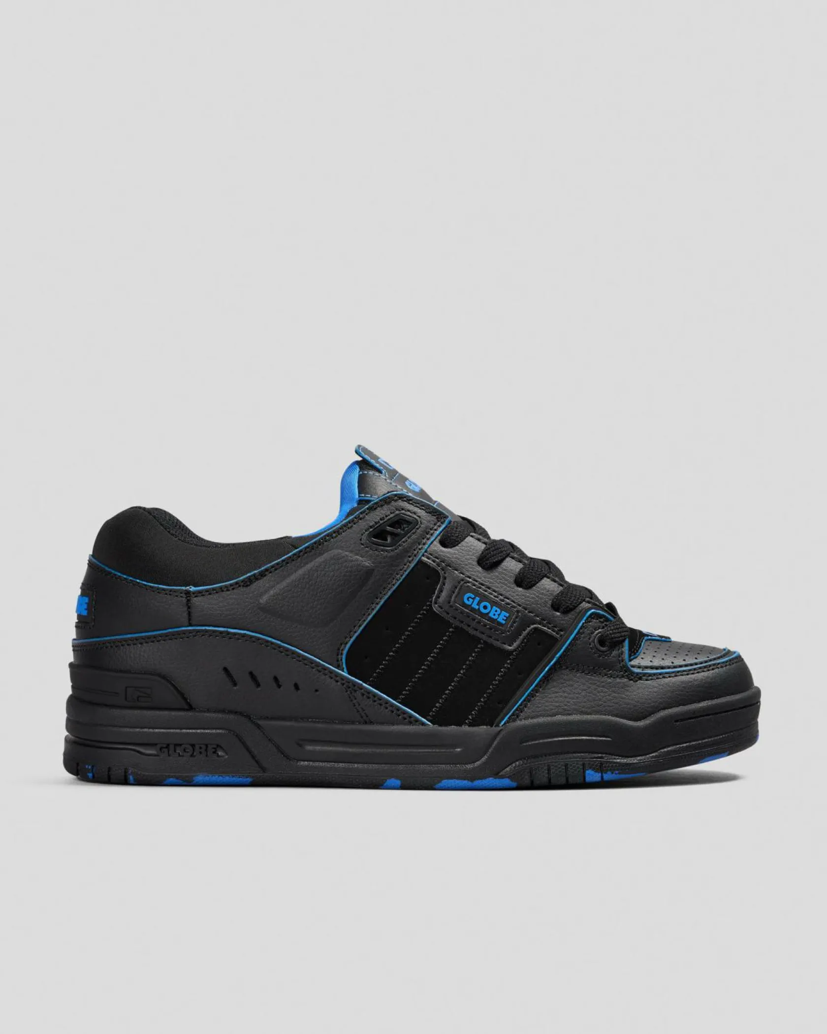 Globe Fusion Shoes Black/blue/mosaic Clearance