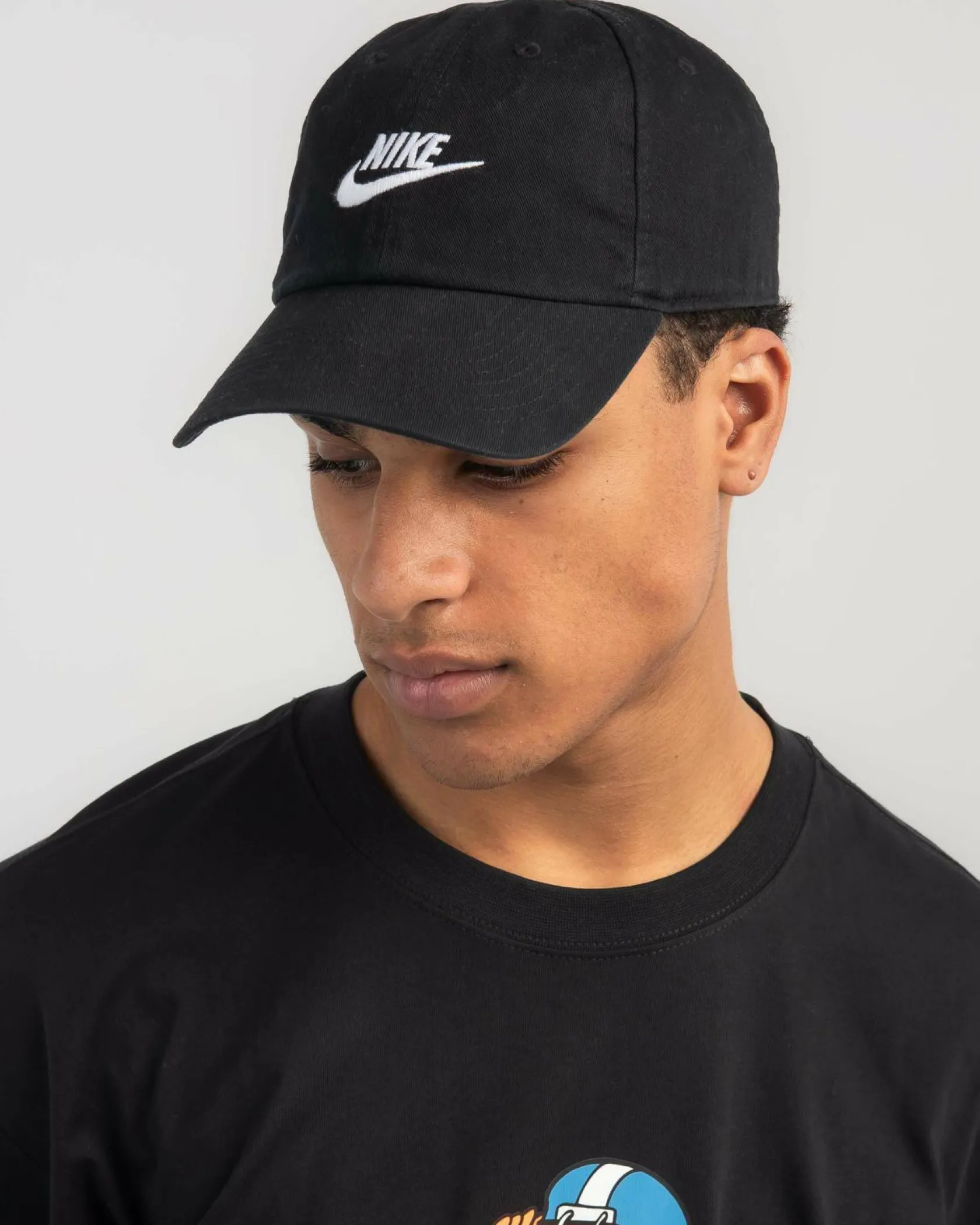 Nike Futura Wash Club Cap Black/white Clearance