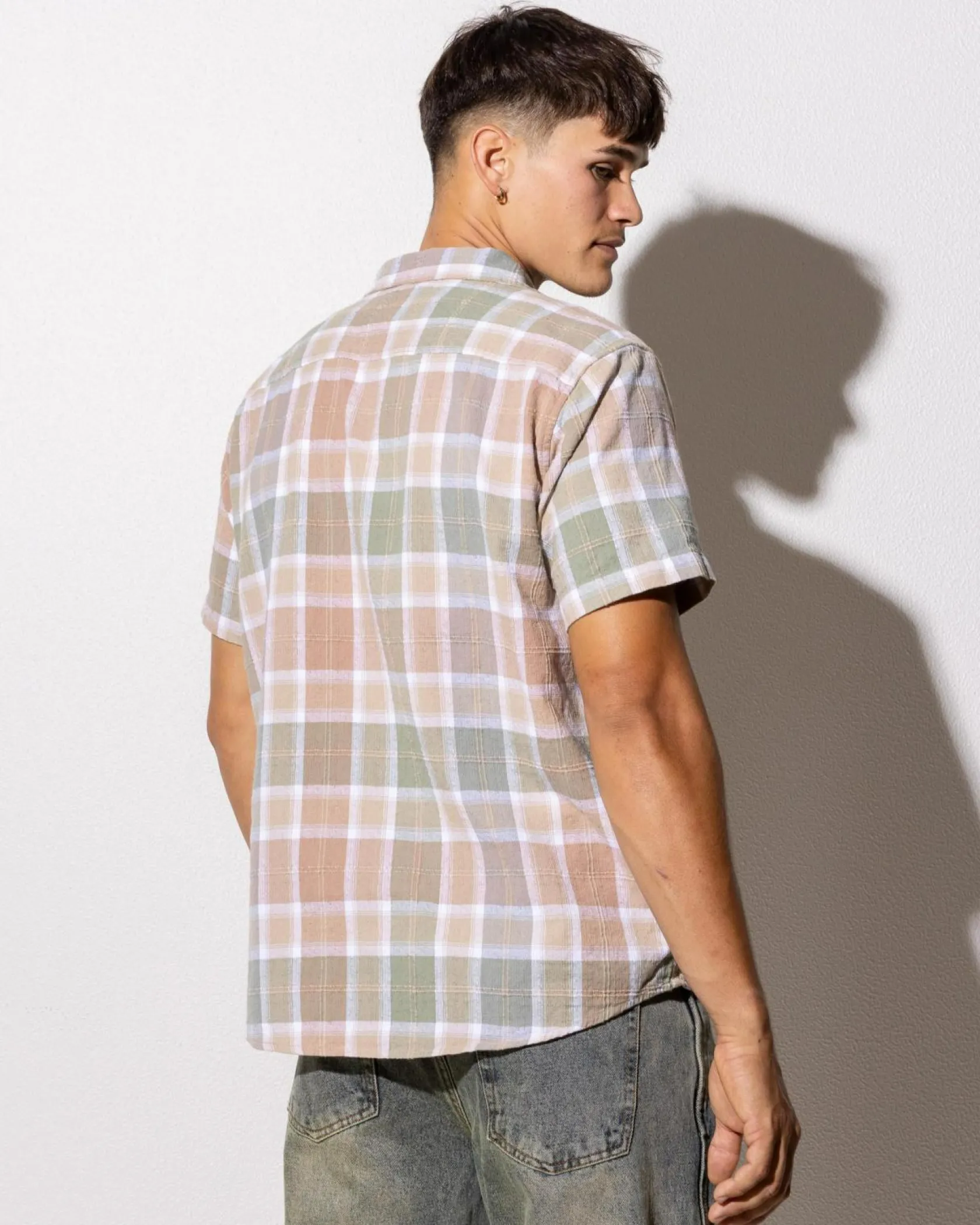 RVCA Gazzy Short Sleeve Shirt Multi New