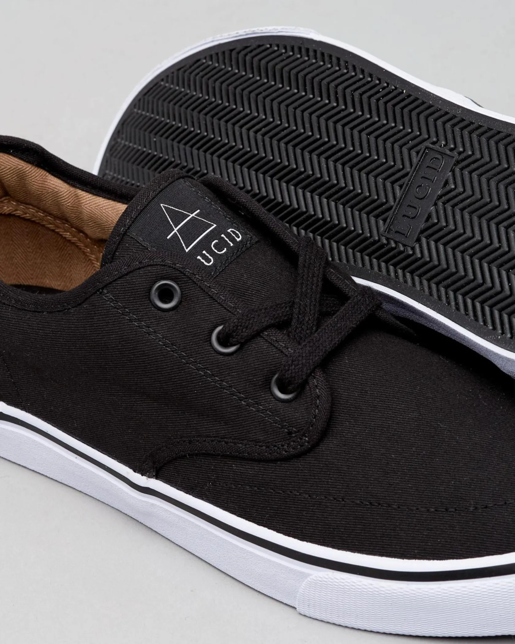 Lucid Geomet Shoes Black/herringbone Sand Clearance