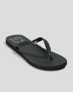 Lucid Geomet Thongs Black/white Discount