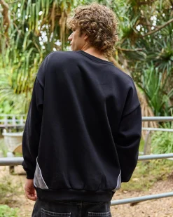 Rip Curl Giant Prawn Crew Sweatshirt Black Hot