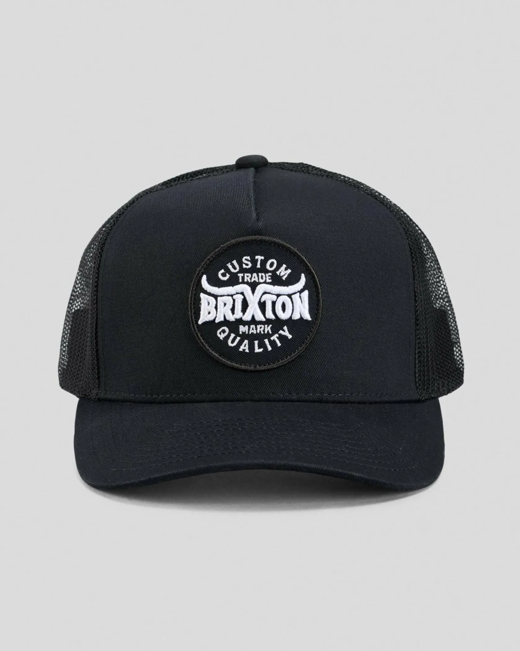 Brixton Gibson Trucker Cap Black/black Sale