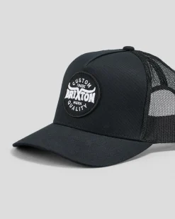 Brixton Gibson Trucker Cap Black/black Sale