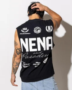 Nena & Pasadena Global Raptor Muscle Tank Jet Black