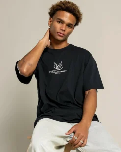 Thrills Glory Merch Fit T-Shirt Washed Black Online
