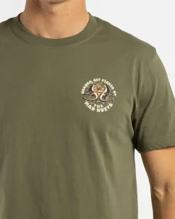 The Mad Hueys Goanna Get Fkd Up T-Shirt Olive Online