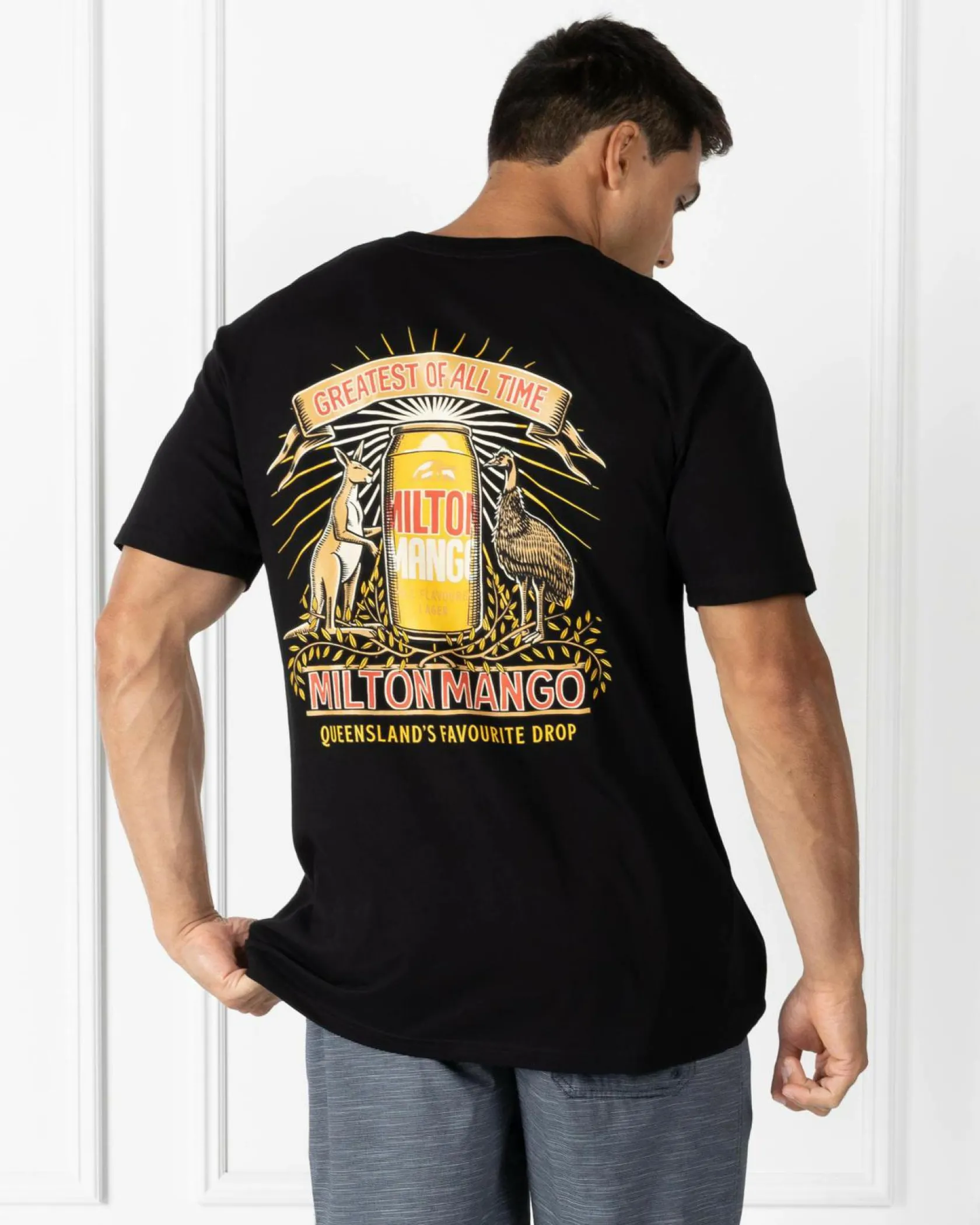 Milton Mango GOAT Of Arms T-Shirt Black Discount