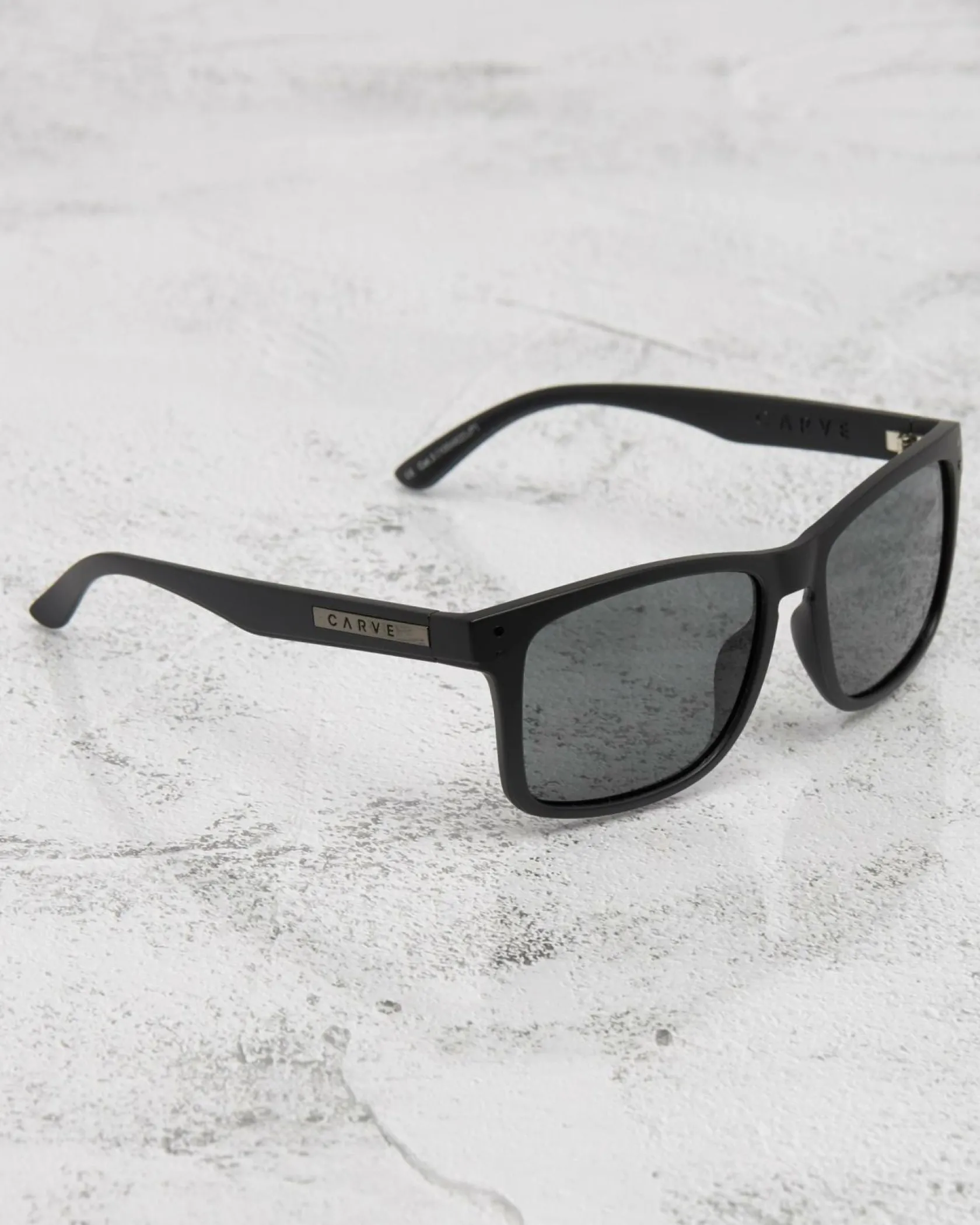Carve Goblin XL Polarised Sunglasses Matte Black / Grey Polar New
