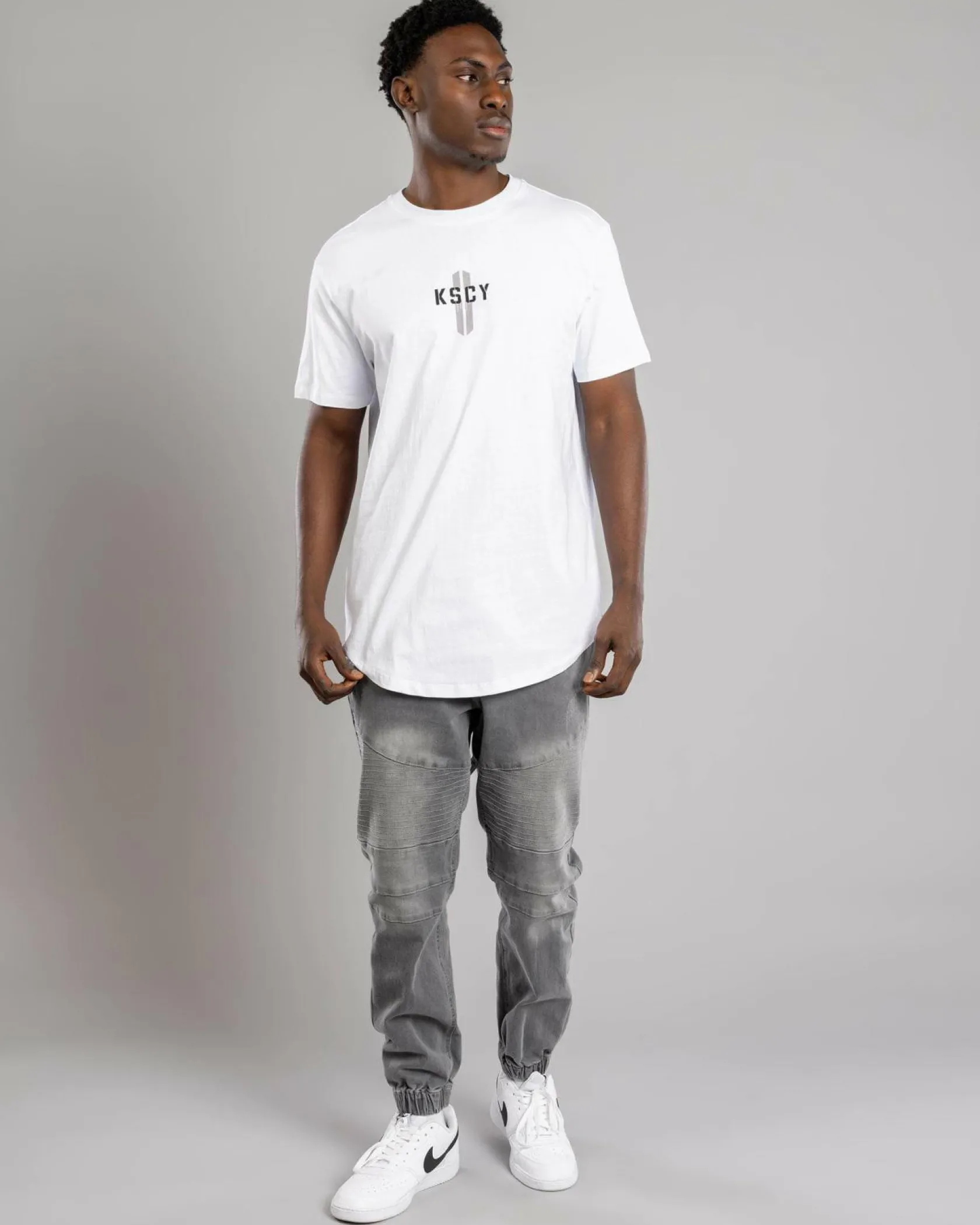 Kiss Chacey Grasp Dual Curve T-Shirt White Hot